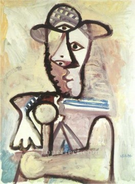  man - Bust of Man 3 1971 cubism Pablo Picasso